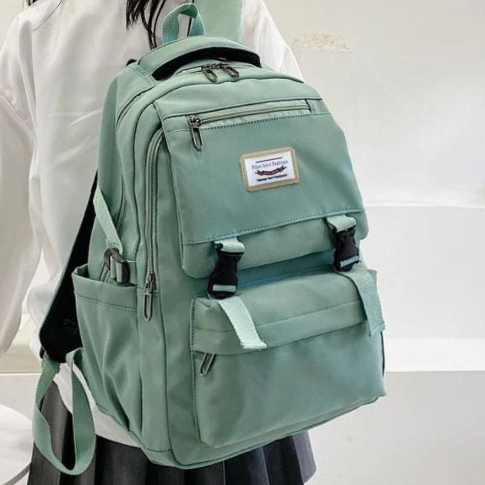 10 mochilas aesthetic que puedes comprar en linea- verde pistache