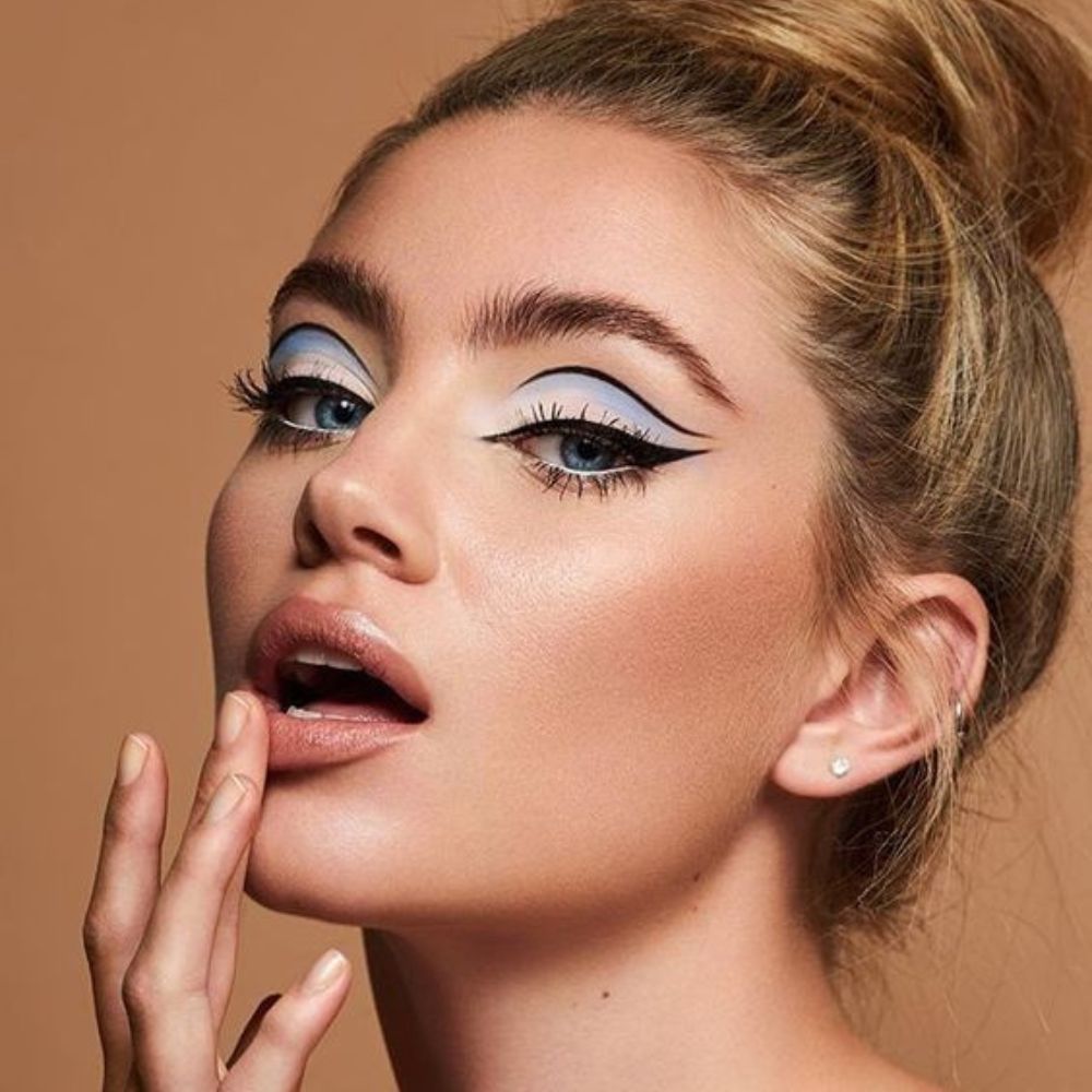 10 tipos de delineado para ojos que te harán ver con una mirada felina- doble delineado