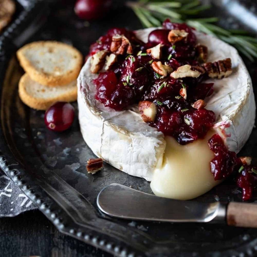 Baked Brie con mermelada