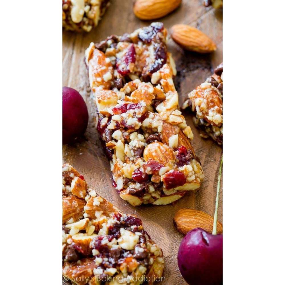 Barritas de avena con frutos secos Barrita de frutos secos con avena