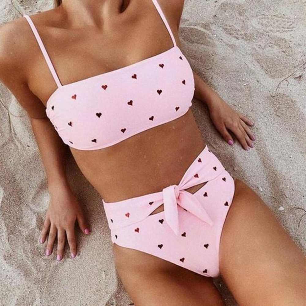 bikini de corazones