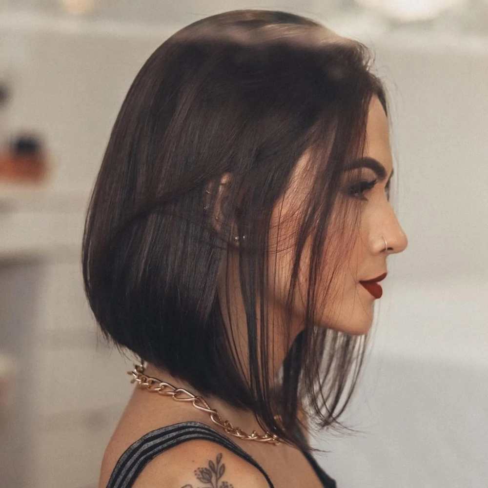 Luce un bob diagonal este otoño 10 cortes para lucir tu cabello lacio de forma aesthetic