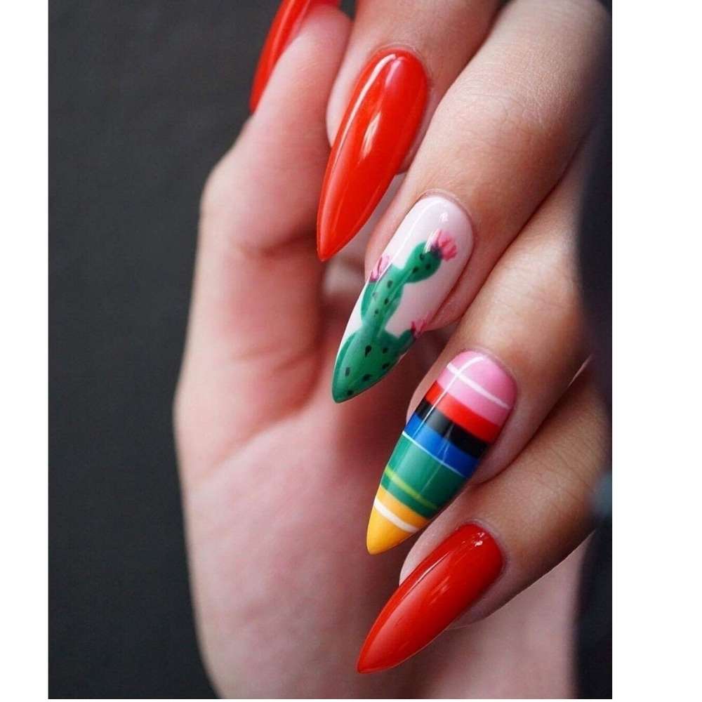 10 diseños de uñas elegantes para las Fiestas Patrias