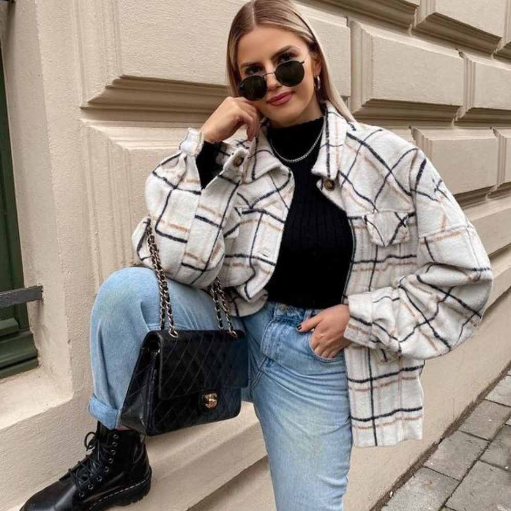 10 outfits otoñales casuales perfectos para usar en la oficina 5