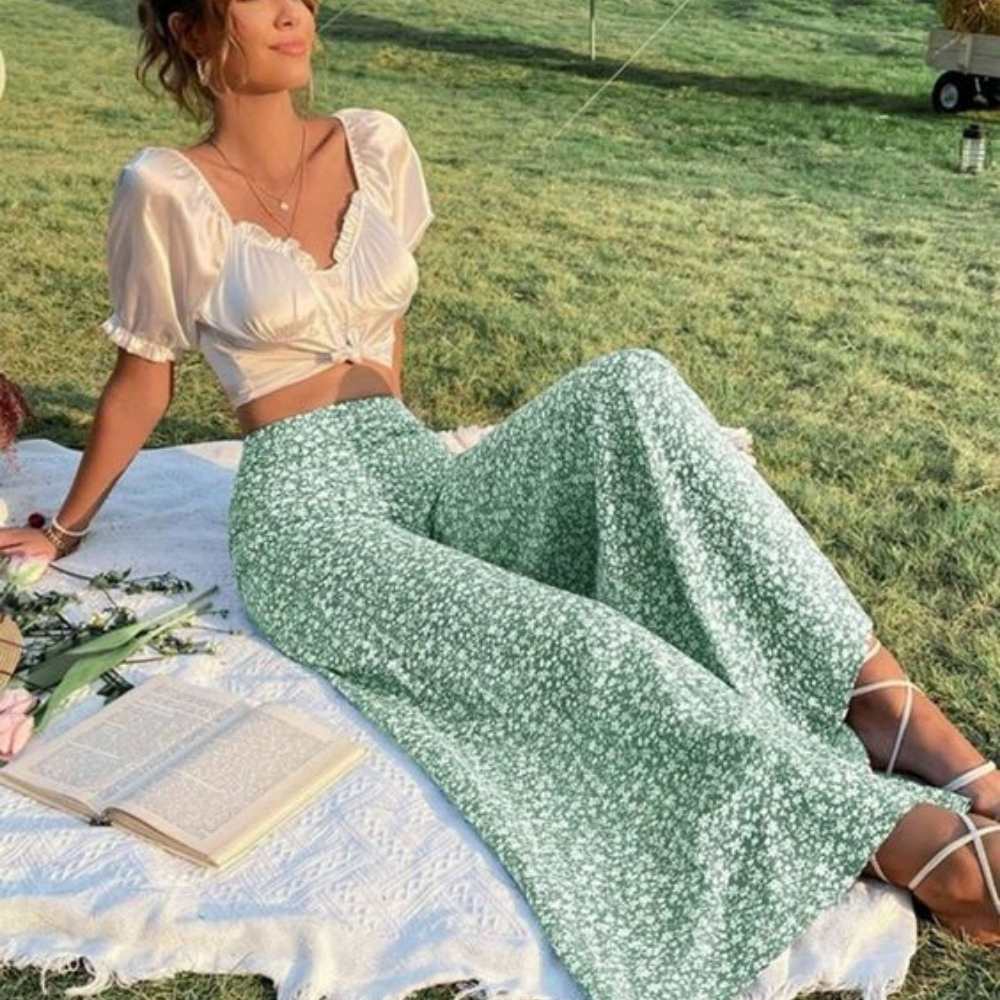 7 outfits con pantalones anchos perfectos para chaparritas 0
