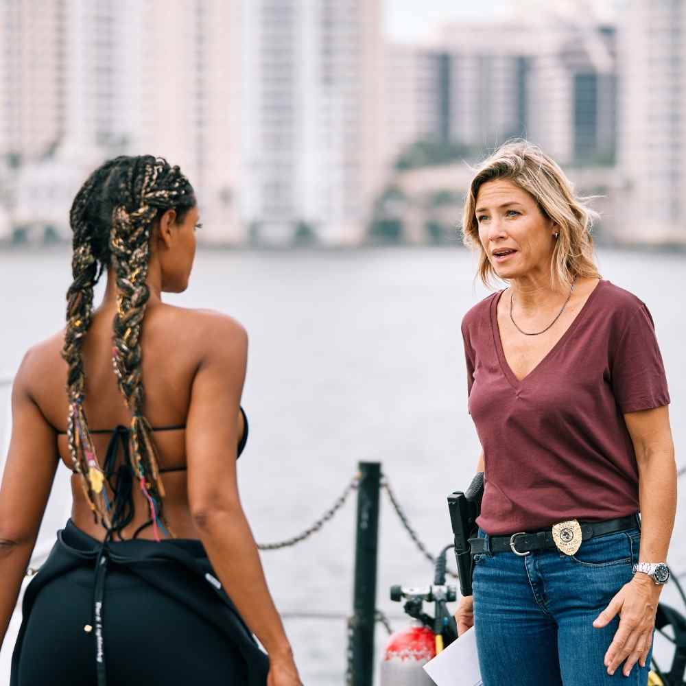 Jemy Osorio en una escena para la serie Armas de mujer