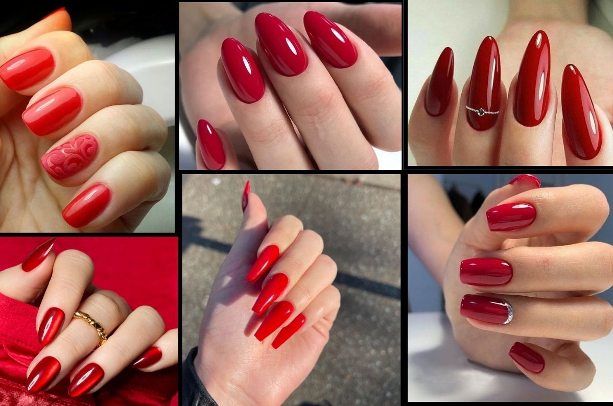 10 ideas de uñas rojas para celebrar el 15 de septiembre