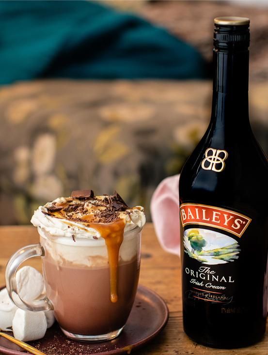 Café con baileys caliente 