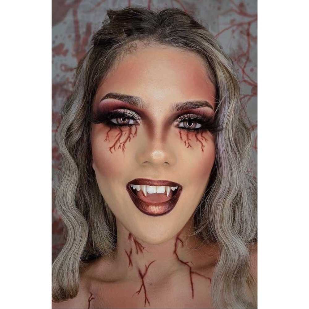 Maquillaje de vampira sexy