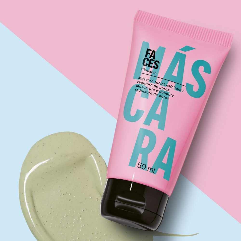 Mascarilla exfoliante reductora de poros Mascarilla facila exfoliante Natura Faces