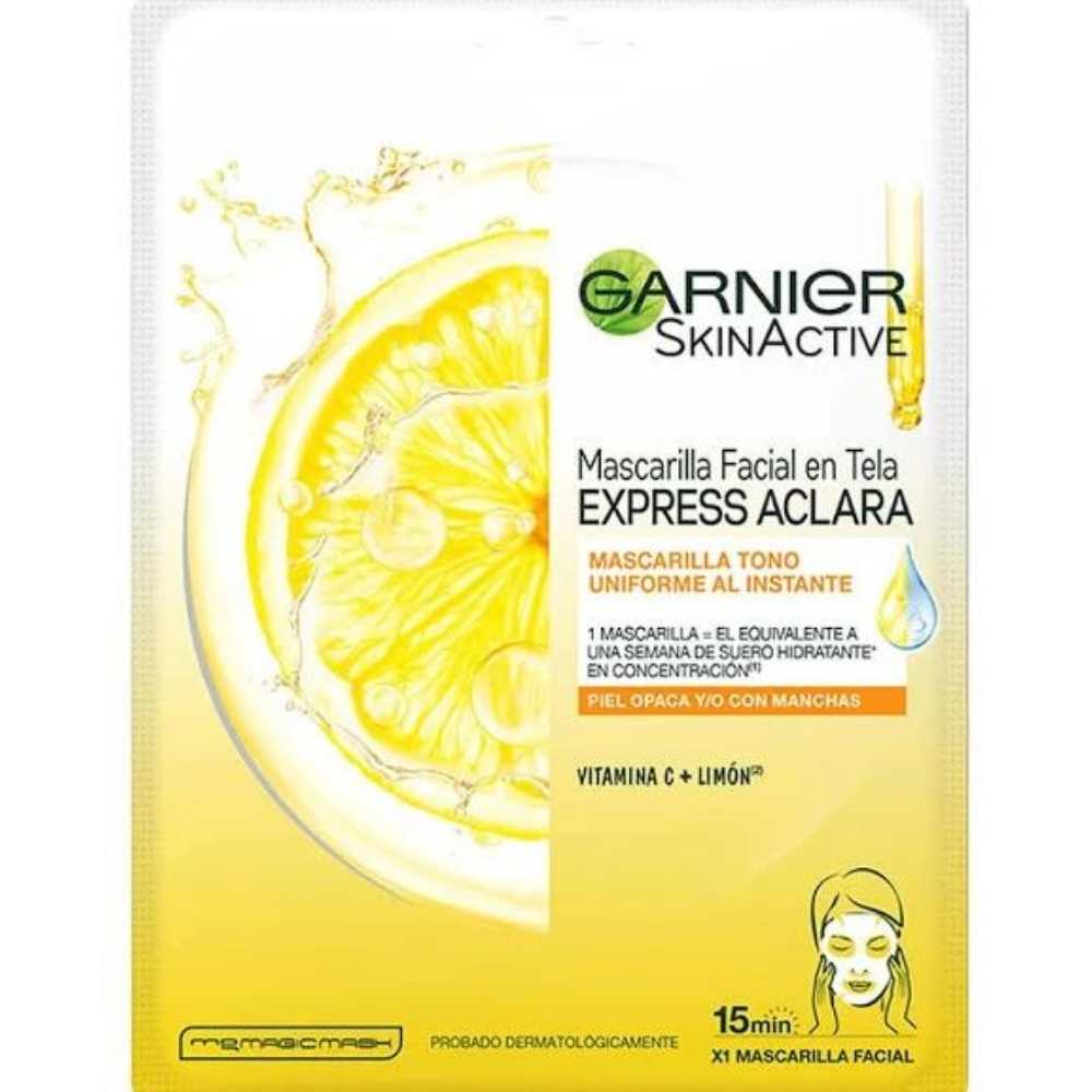 Mascarilla Facial Express Aclara de Garnier Mascarilla facila Express aclara de Garnier