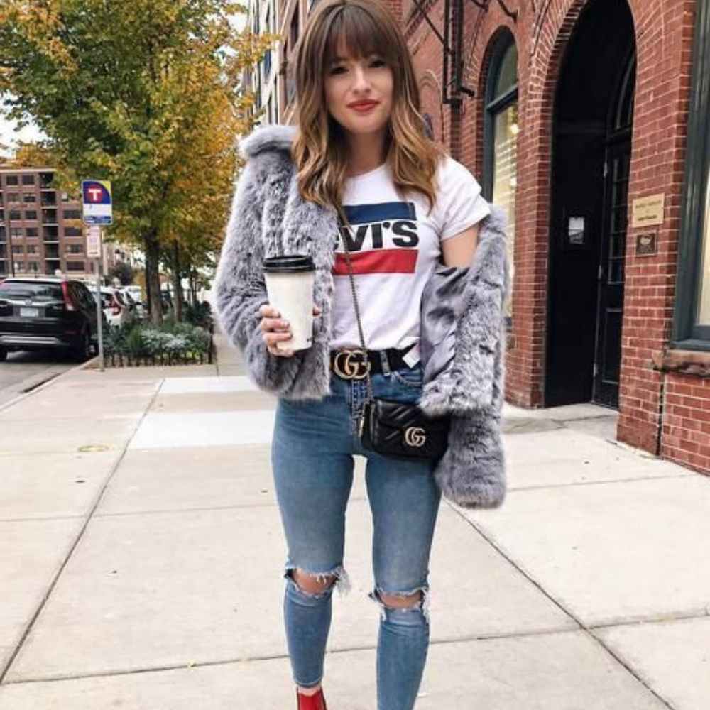 8 outfits cómodos y calientitos que puedes usar con jeans este invierno 6