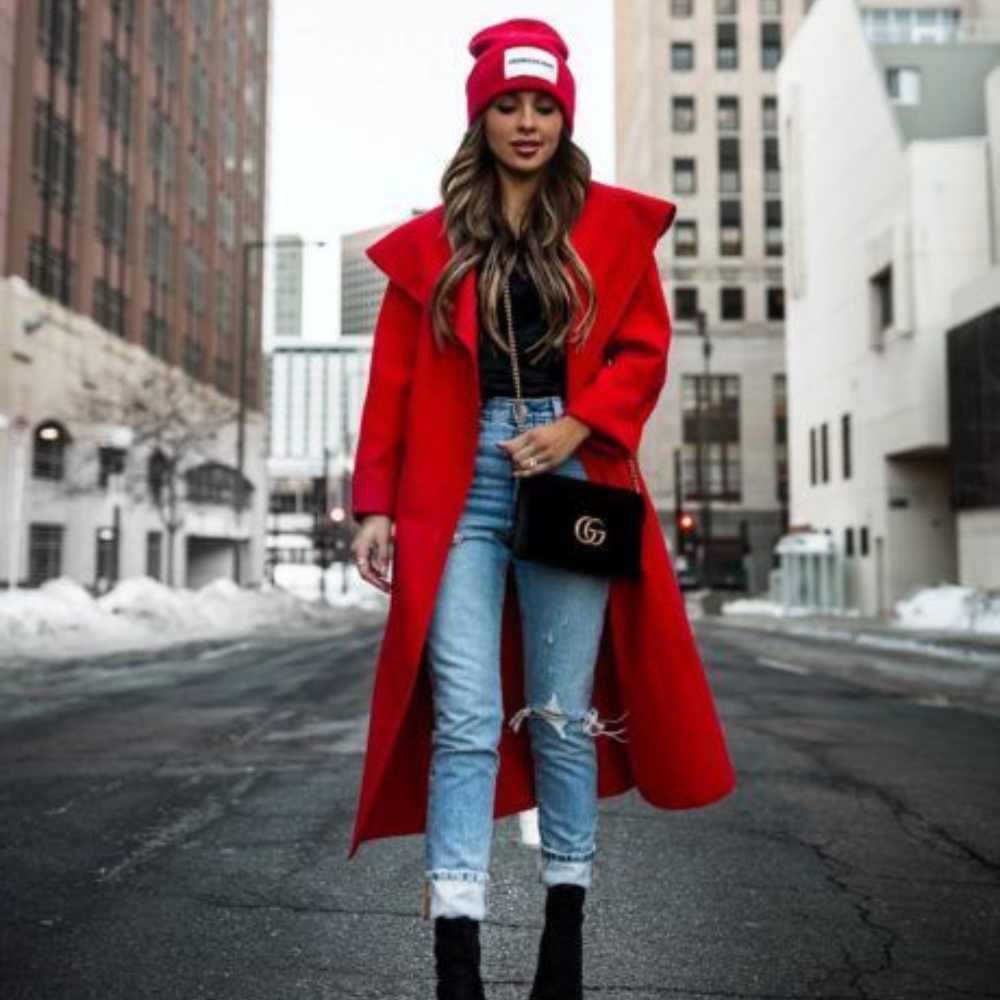 8 outfits cómodos y calientitos que puedes usar con jeans este invierno