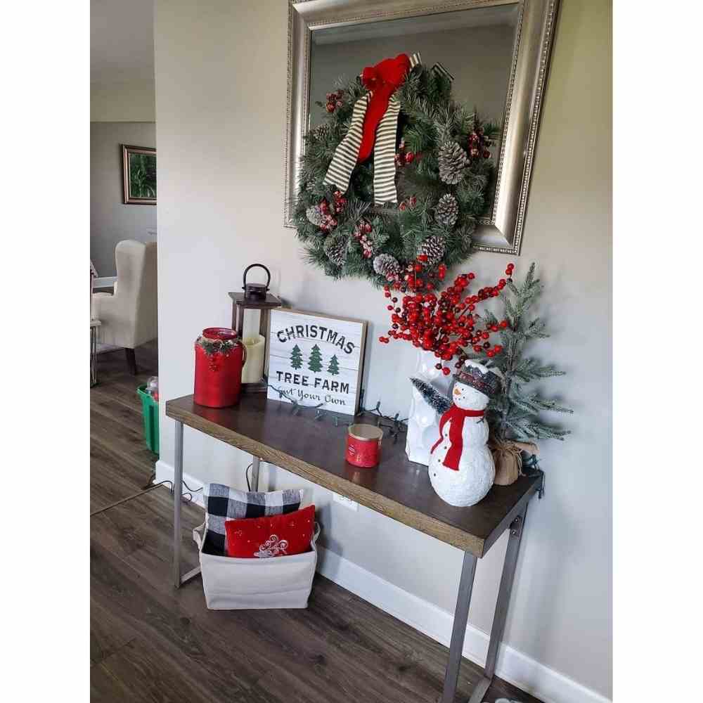Ramillete de acebo Decoración con acebo navideña