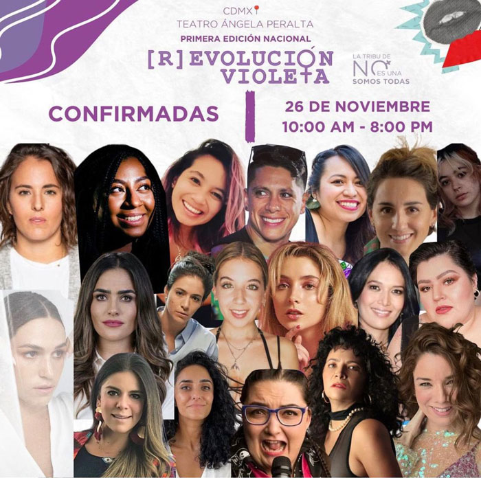 Revolución violeta organiza el primer congreso feminista