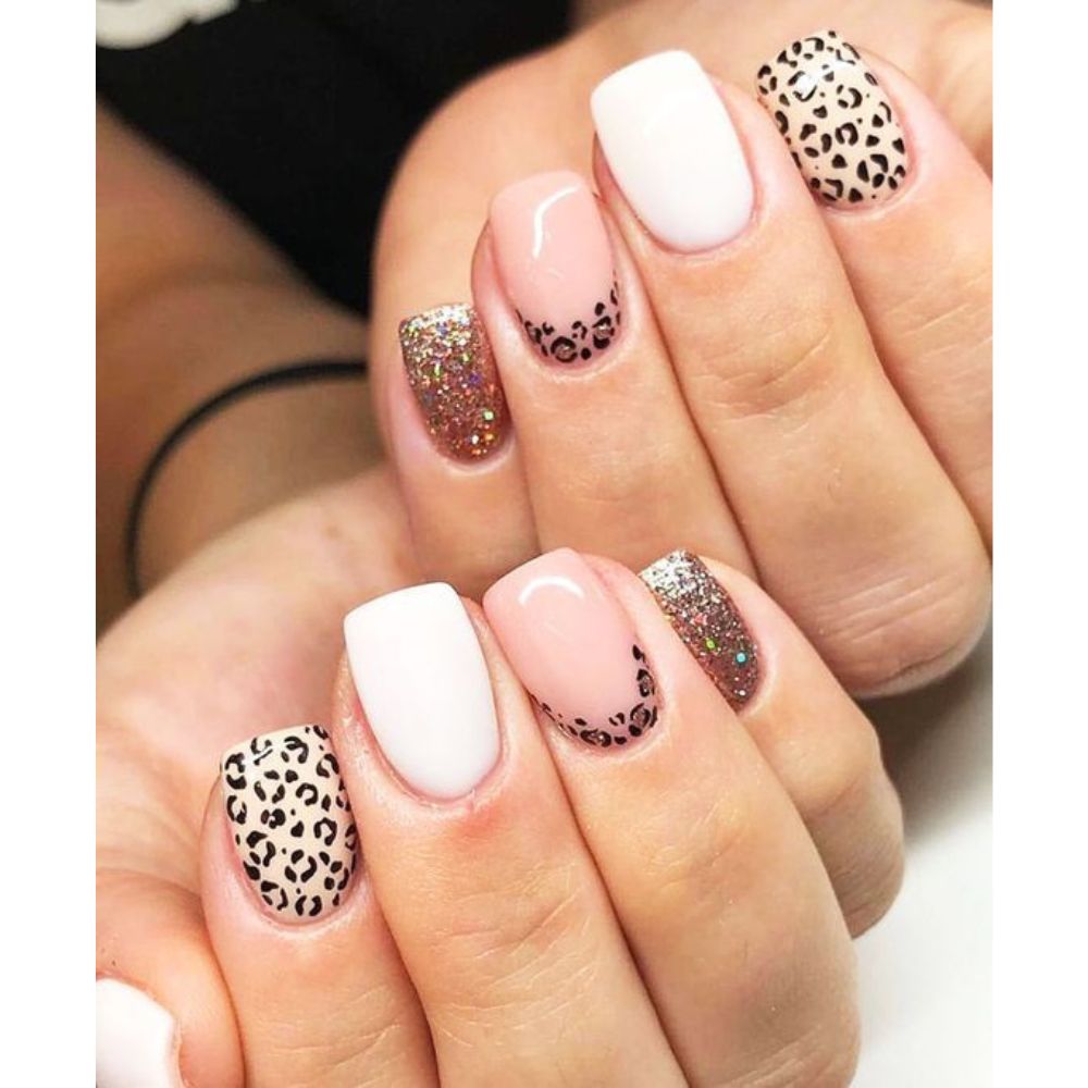 10 ideas para llevar tus uñas animal print en rosa sin ser exageradas