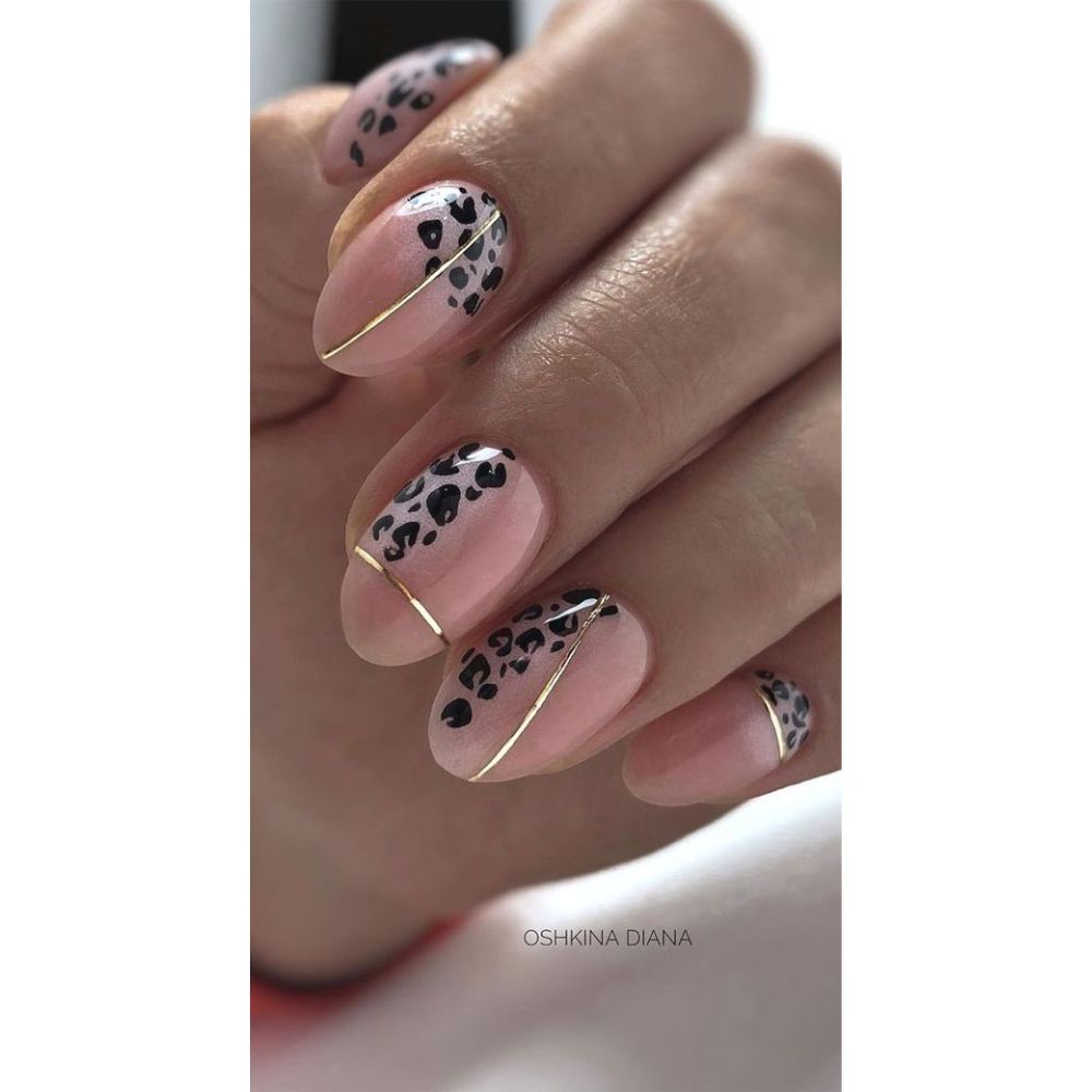 10 ideas para llevar tus uñas animal print en rosa sin ser exageradas