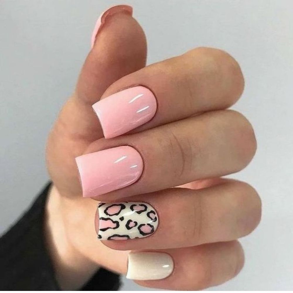 10 ideas para llevar tus uñas animal print en rosa sin ser exageradas