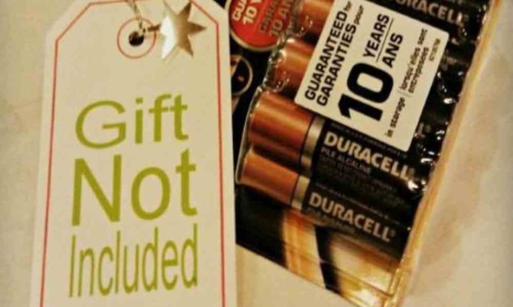 Baterías sin regalo
