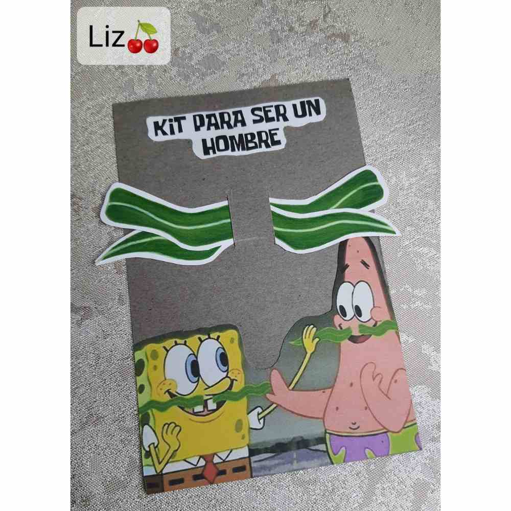 regalo de broma kit Bob esponja para navidad