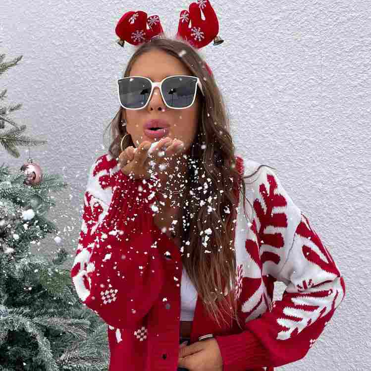 Outfits navideños con ropita second hand para estar calentita esta Navidad