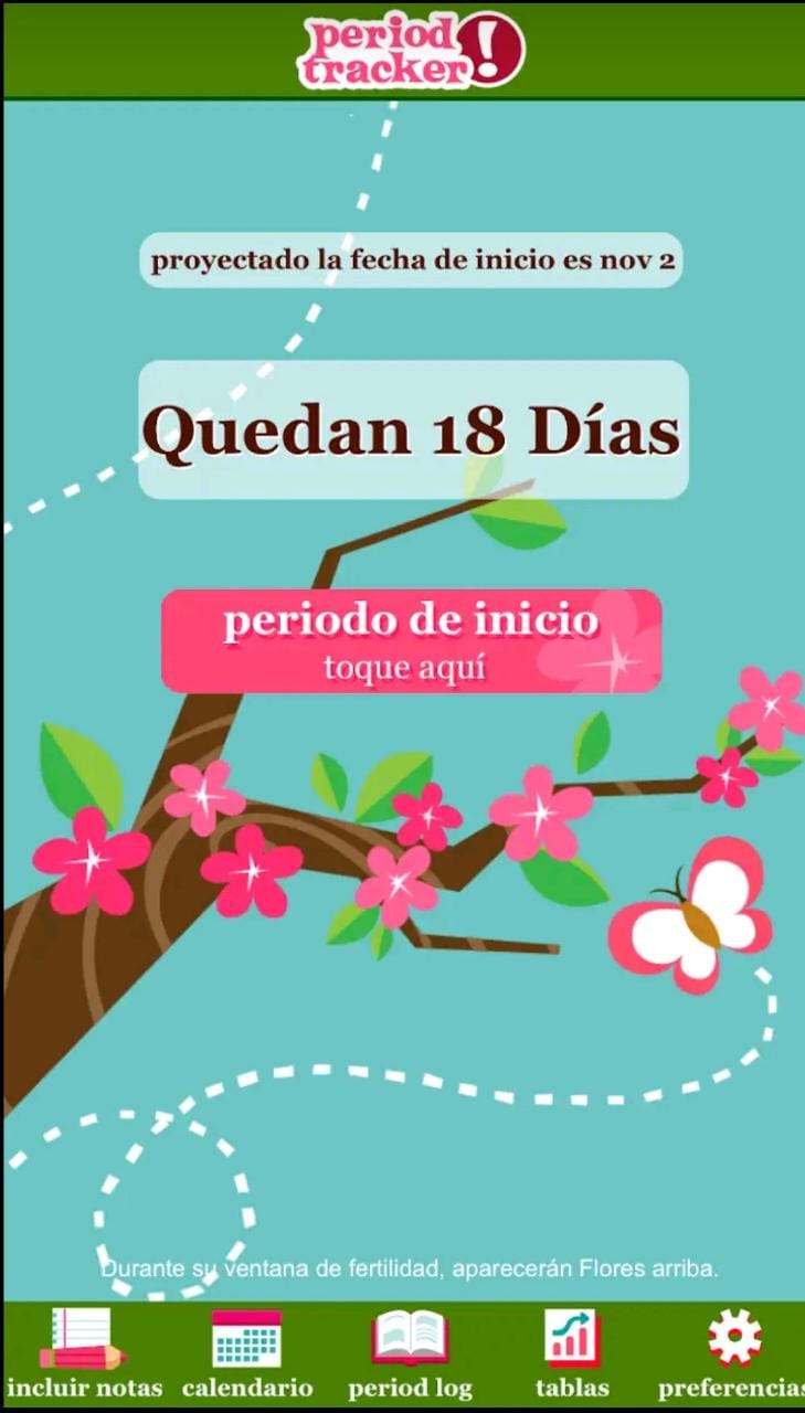 app alerta período para registro menstrual App para contabilizar tu ciclo menstrual