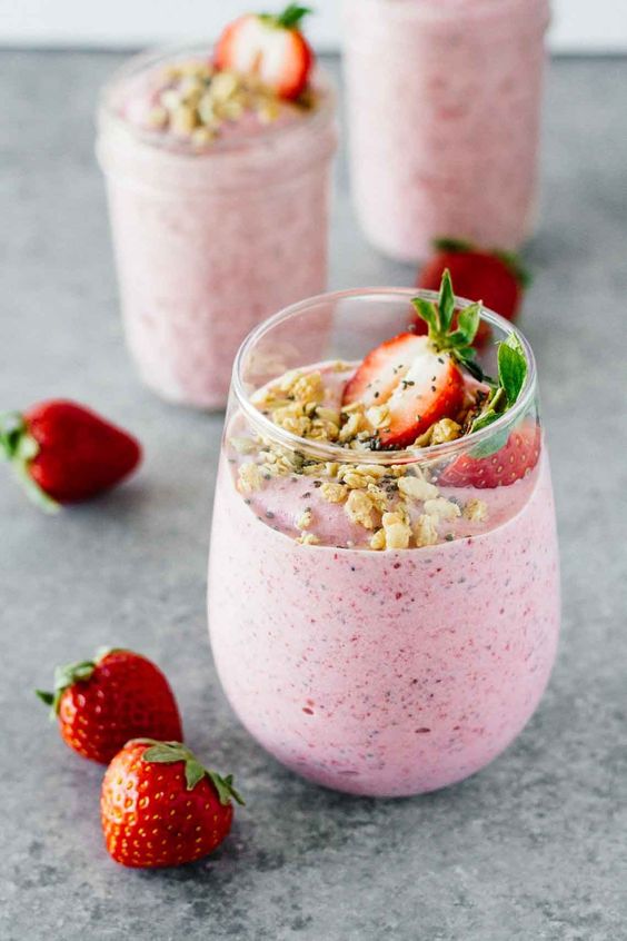 batido de fresa para mejorar la lactancia materna Batidos de fresa para mejorar la lactancia materna