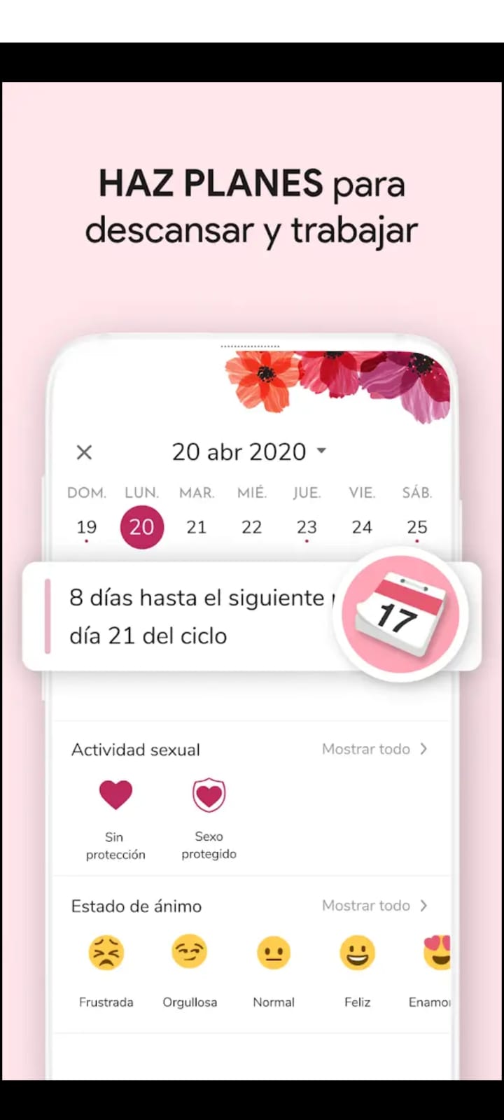 App diario menstrual-calendario menstrual 