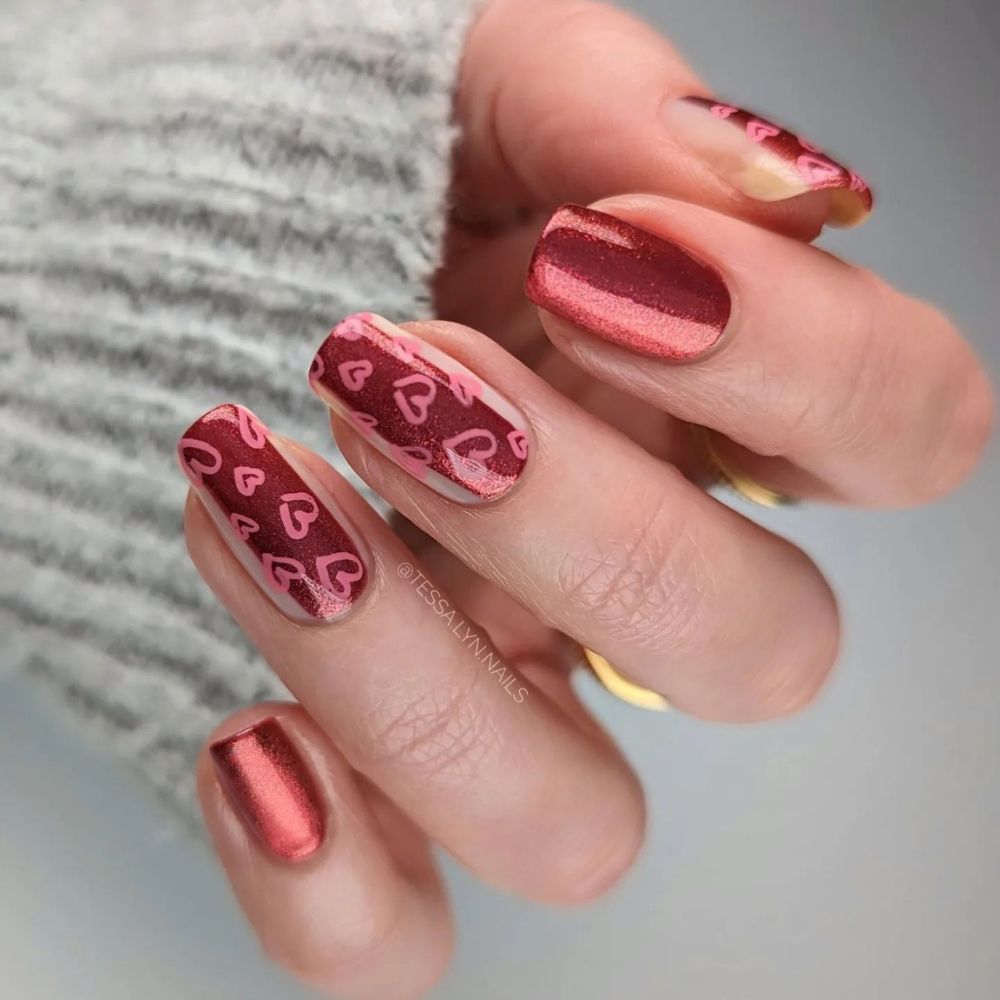 Efecto cromático tendencias de uñas