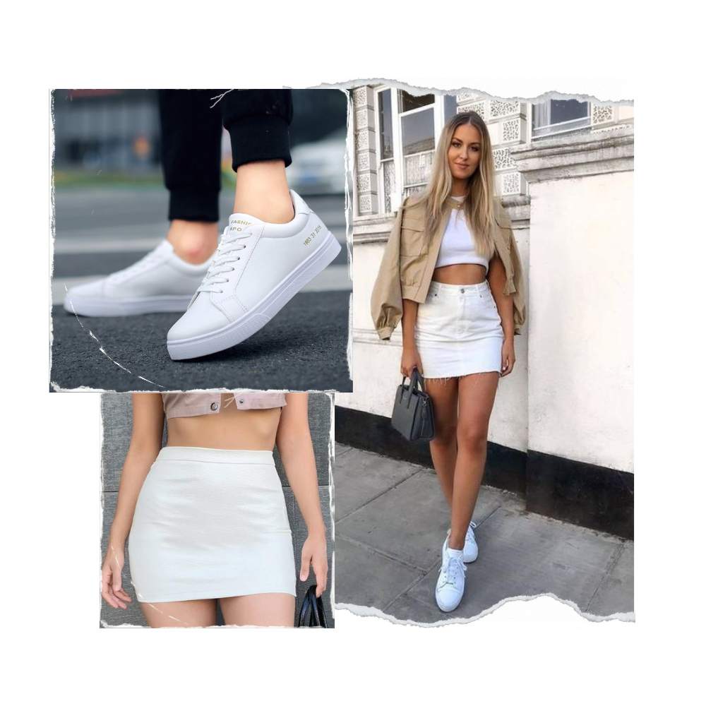 Tips para usar tenis blancos con outfits de fiesta y verte formal 4