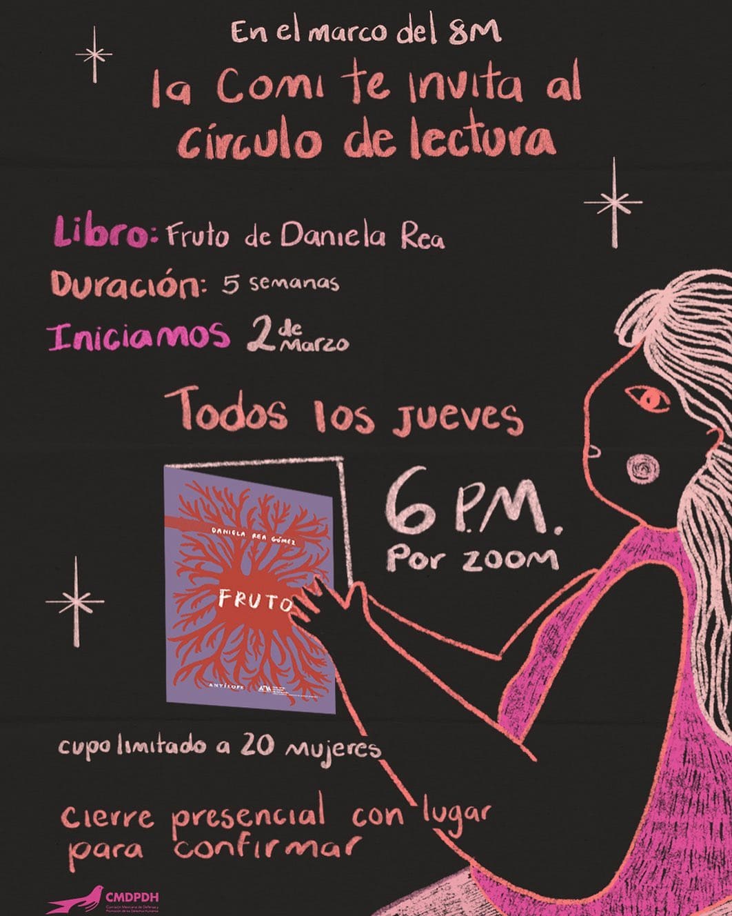 Círculo de lectura todos lo jueves 