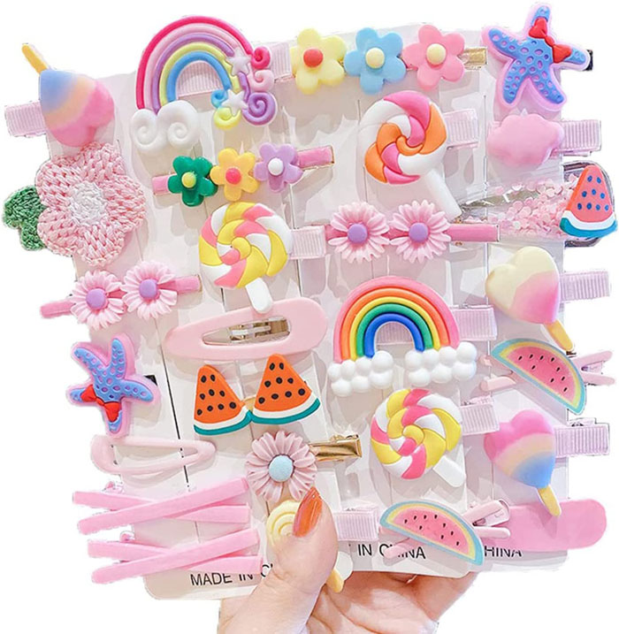 clips para cabello de niña