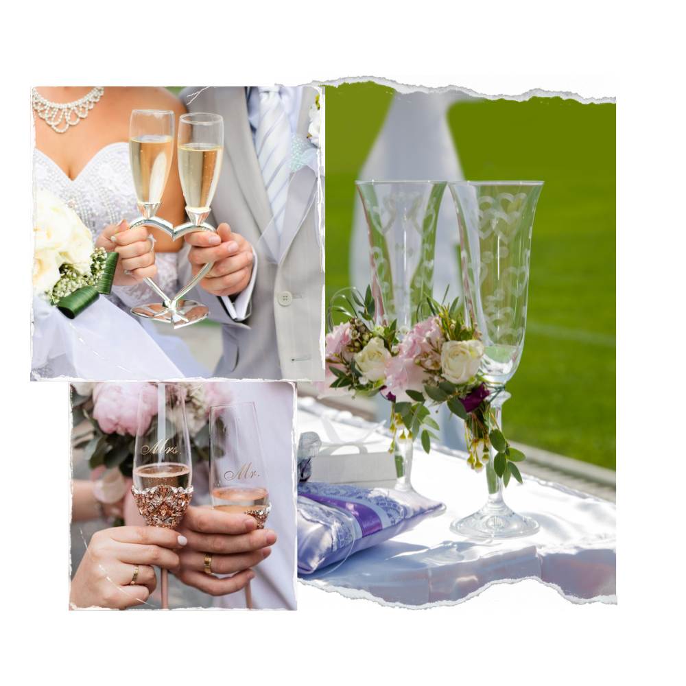 Ideas de copas decoradas perfectas para las bodas 0