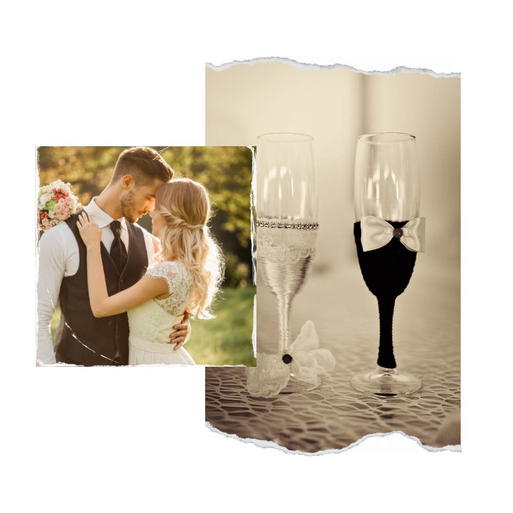 Ideas de copas decoradas perfectas para las bodas 1