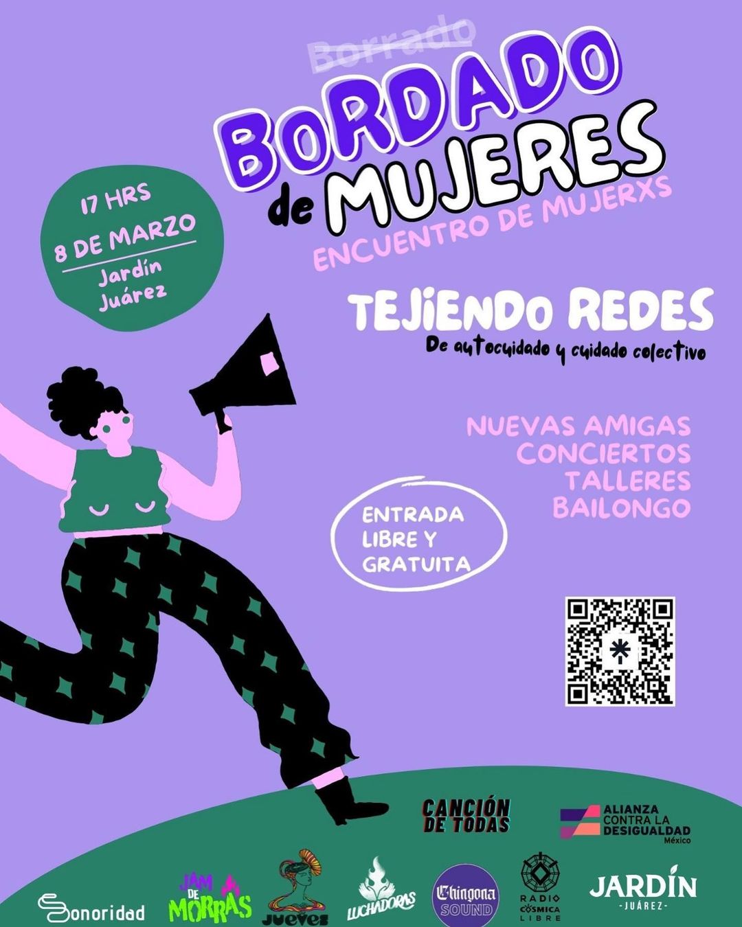 Bordado de mujeres actividades 8m