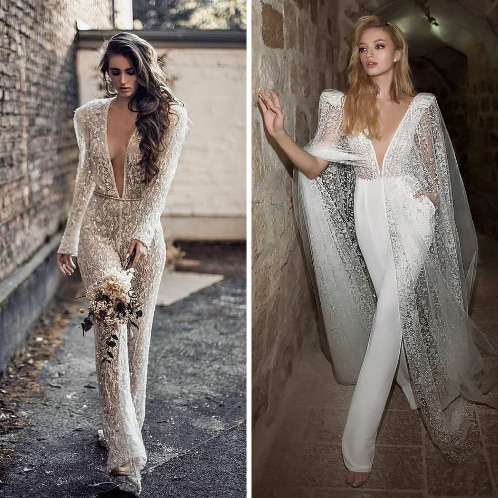 Novias con pantalones: la tendencia que sustituye el vestido de novias 2