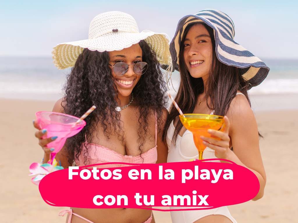 Poses de fotos en la playa que puedes hacer con tus amigas