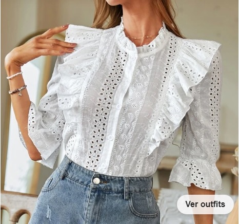 blusa de manga larga crochet