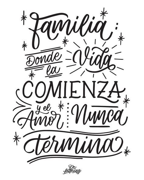 frases inspiradoras con lettering