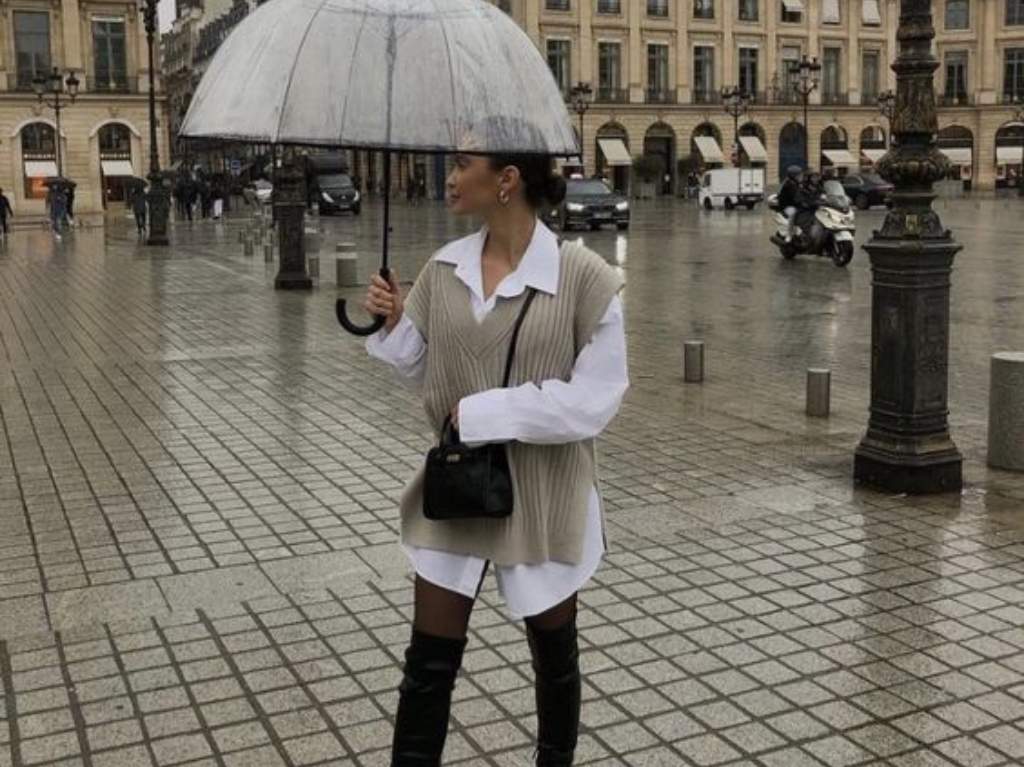 Ideas de outfits para lluvia perfectos para salir este fin de semana