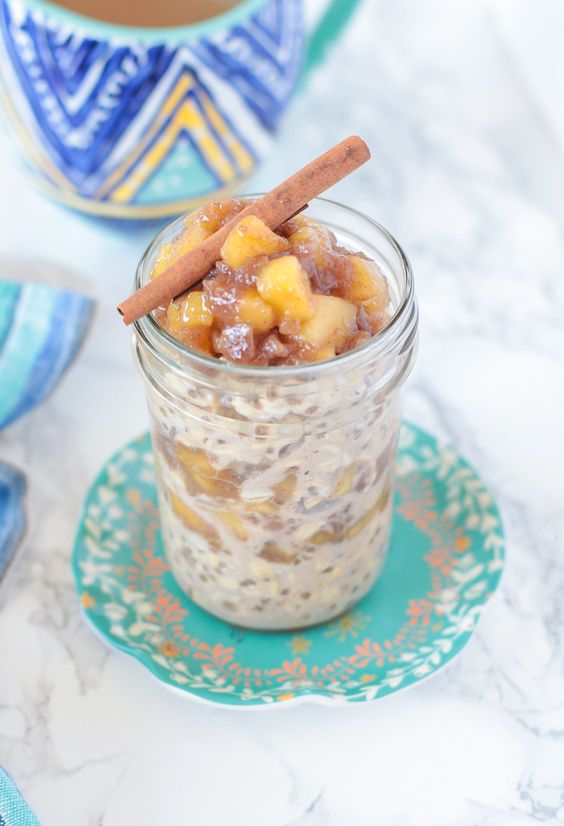 avena con manzana y canela 