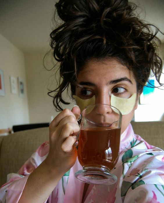 comrpesas de té verde para las ojeras