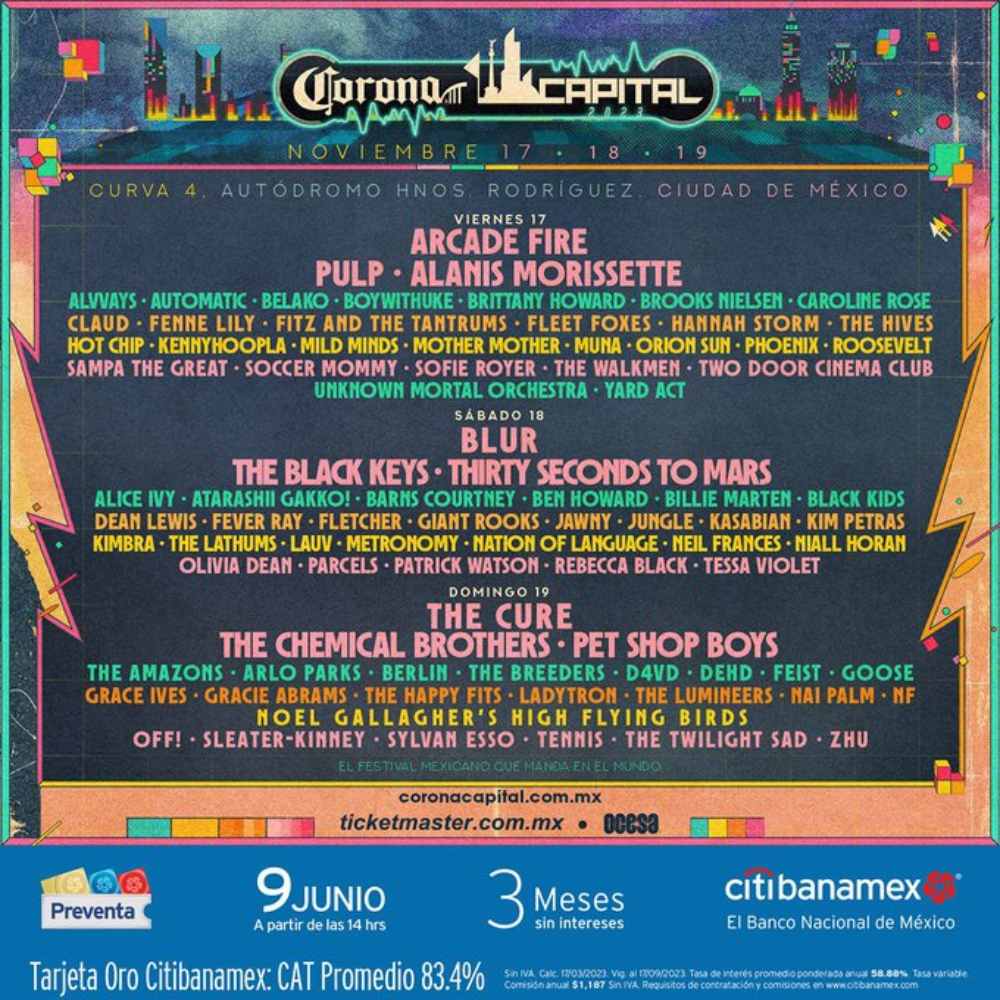 Corona Capital 2023: Las bandas y artistas que se presentarán este año 1