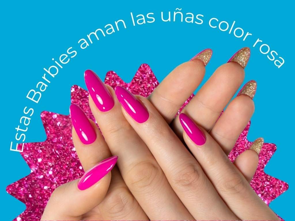 uñas barbie para la premiere