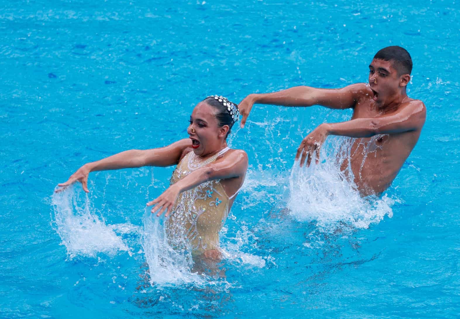 dueto mixto natación artistica 