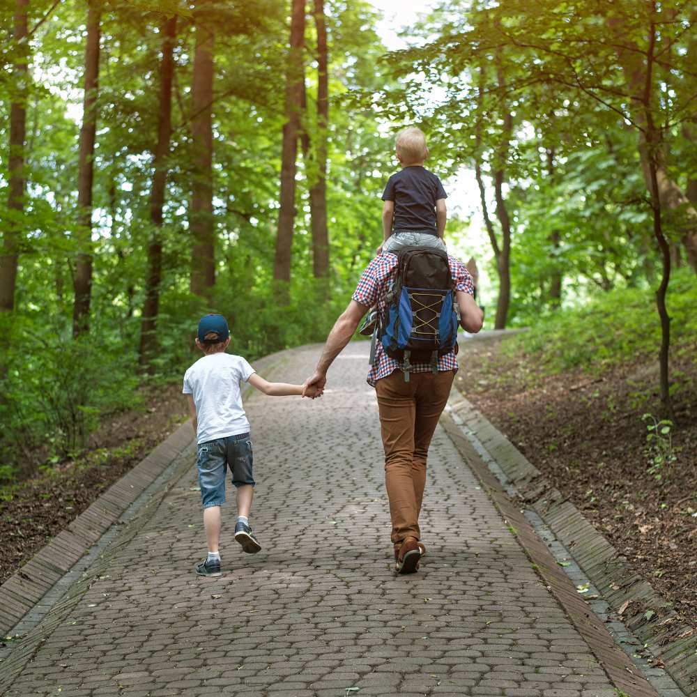 Excursion en familia para festejar el día del padre