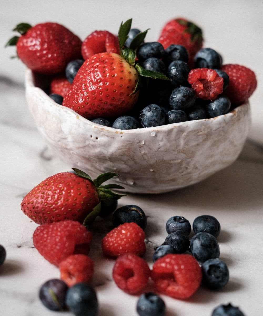 frutos rojos aimento para niños