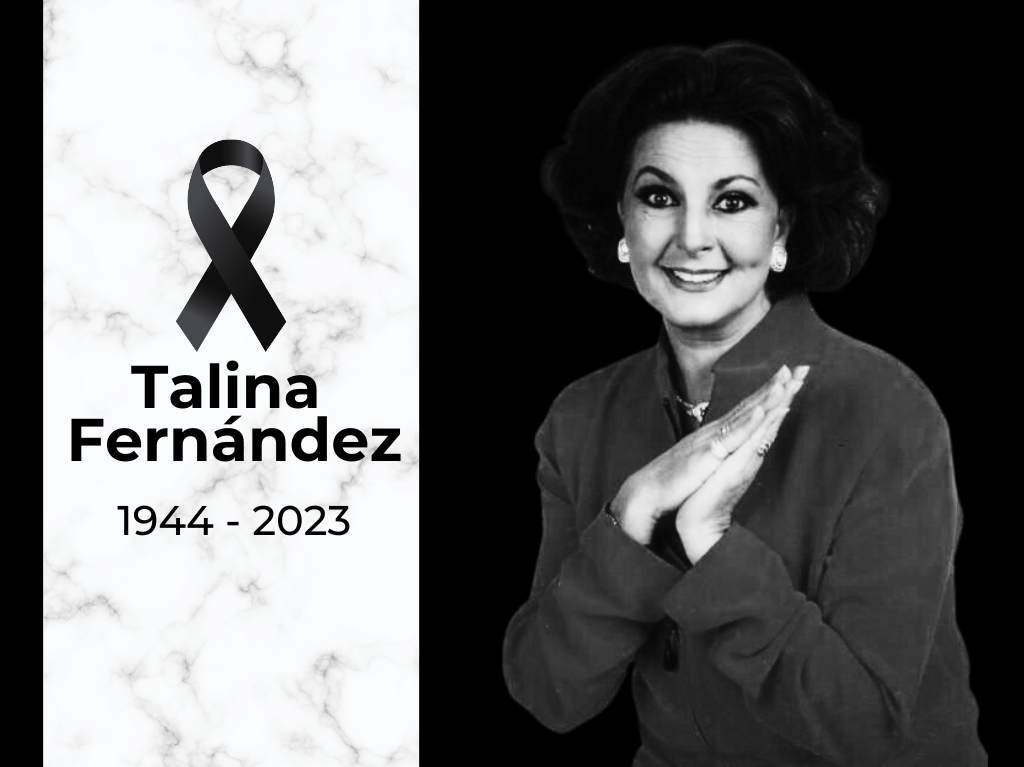 Muere Talina Fernández a los 78 años de edad luego de ser hospitalizada