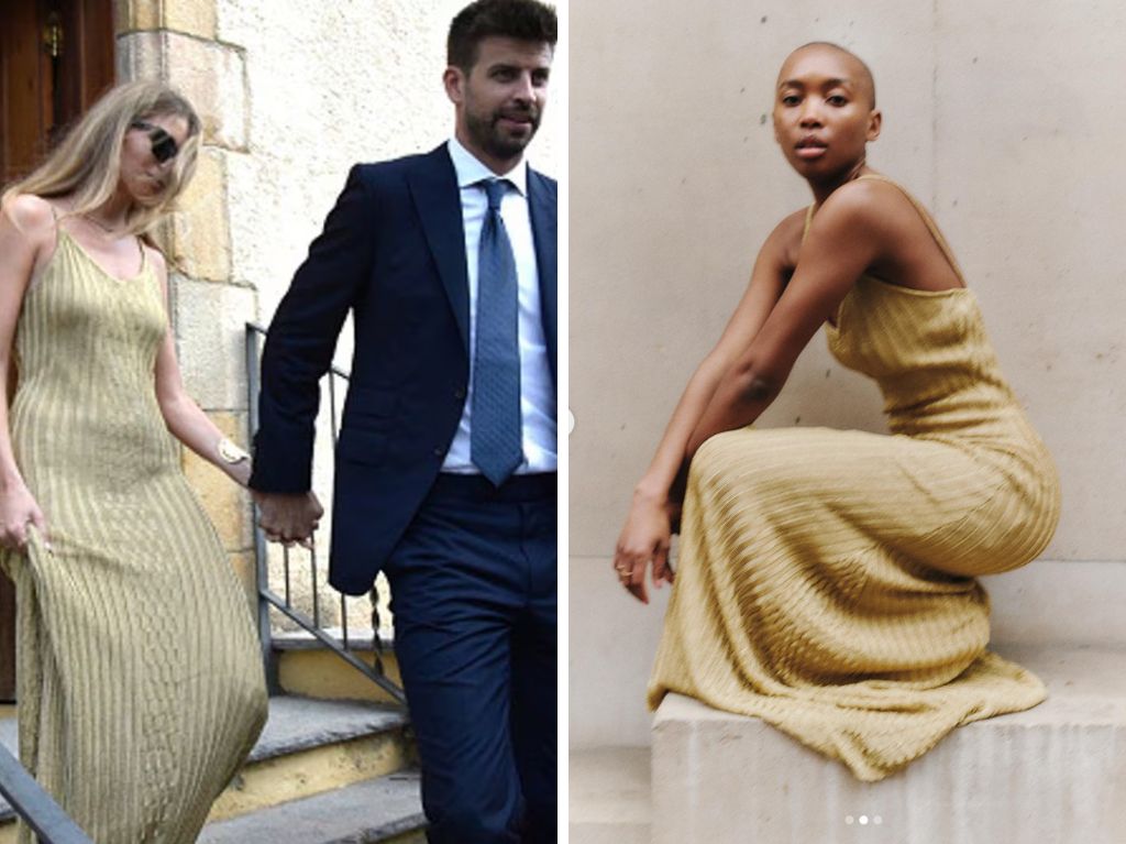 Esto cuesta el polémico vestido que Clara Chía usó en la boda del hermano de Piqué