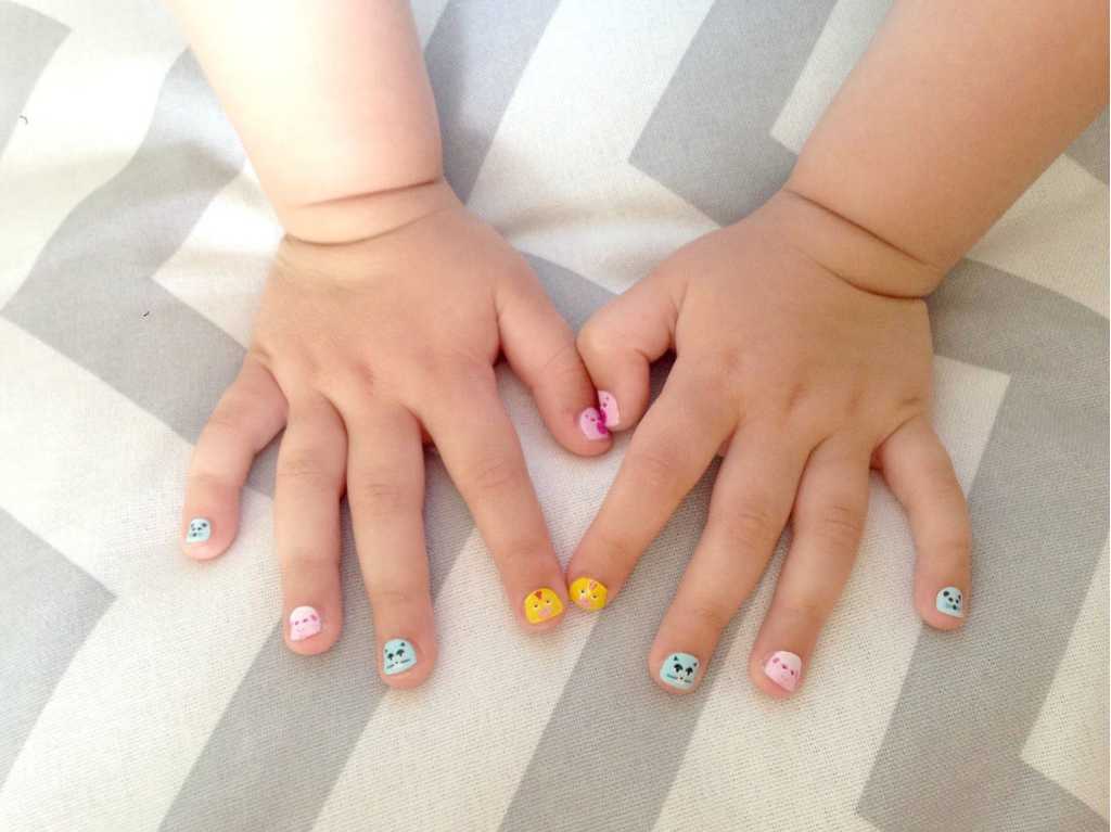 Diseños de uñas para niñas divertidos y y acorde a su edad